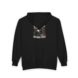 God Money Power (GMP) Zip Hoodie — Vintage Eagle Graphic