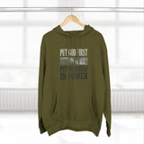 Inspirational Power Hoodie — "Put Yourself In Power" Religious Motivational Sweatshirt