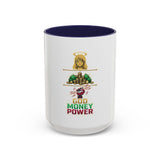 God Money Power Accent Coffee Mug – Inspirational Faith & Wealth Design (11/15oz)