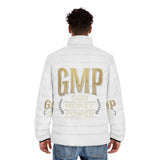 Puffer Jacket — GMP (God Money Power) Gold Logo Insulated Coat