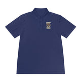 Money Power Polo — Men's White Sport Polo with 'GMP Money Power' Gold Dice Emblem
