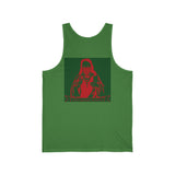 Vintage Ski Poster Tank Top — Retro Mountain Winter Sports Graphic