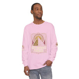 Long Sleeve T-Shirt — 'God Money Power' Pyramid Graphic