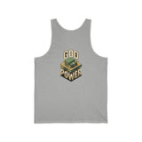 God Power Tank Top — Faith-Inspired Graphic Jersey Tank