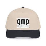God Money Power Baseball Cap — GMP Embroidered Mid-Profile Snapback