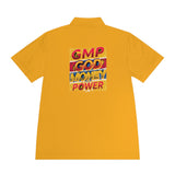 GMP God Money Power Graphic Polo Shirt – Retro Motivational Men's Sport Polo