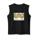 GMP (God Money Power) Muscle Tank — Gold Logo Spiritual Streetwear