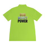 God Money Power Polo — Men's Athletic Golf/Casual Shirt