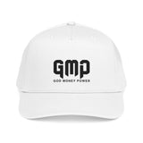 God Money Power Baseball Cap — GMP Embroidered Mid-Profile Snapback