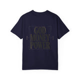 God Money Power T-Shirt — Bold Faith & Hustle Graphic Tee