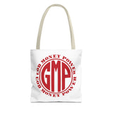 Tote — "GMP (God Money Power)" Red Logo Canvas Tote Bag