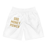 God Money Power Jogger Shorts — Men's Inspirational Athletic Shorts