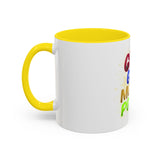 GMP God Money Power Accent Coffee Mug — Colorful Motivational Tea Cup (11/15 oz)