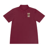 Money Power Polo — Men's White Sport Polo with 'GMP Money Power' Gold Dice Emblem