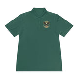 Eagle Logo Polo Shirt — "God Money Power (GMP)" Chest & Back Athletic Polo