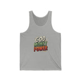 God Money Power Tank Top — Faith & Hustle Graphic Tank