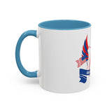 God Money Power Accent Coffee Mug — Patriotic Jesus Design (11/15oz)