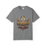 God Money Power Retro Crest T-Shirt