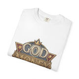 God Money Power Retro Crest T-Shirt