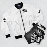 GMP 'God Money Power' White Bomber Jacket — Logo Streetwear