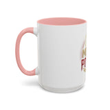 God Money Power Accent Coffee Mug — Motivational Faith & Wealth Design (11/15 oz)