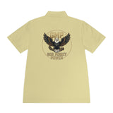 Eagle Logo Polo Shirt — "God Money Power (GMP)" Chest & Back Athletic Polo
