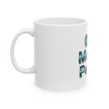 God Money Power Ceramic Mug — Colorful Inspirational 11oz & 15oz Coffee Cup