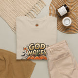 God Money Power- Pumpkin Halloween T-Shirt