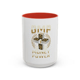 Money Power Accent Coffee Mug — GMP Cash Stack Design (11/15 oz)