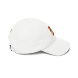 Dad Cap — GMP GOD MONEY POWER Embroidered White Baseball Hat
