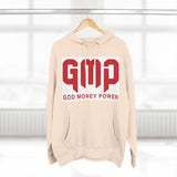 GMP 'God Money Power' Hoodie – Bold Red Logo Fleece Pullover