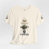 God Money Power T-Shirt — Bold Faith & Hustle Graphic Tee