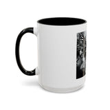 Angel Of Death- Gothic Grim Reaper & Serpent Accent Coffee Mug — Dark Fantasy Skull Art