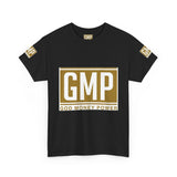 GMP "God Money Power" Graphic Tee — White Streetwear T-Shirt