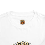Toddler Tee — "God Money Power" Jack-o'-Lantern Halloween Shirt