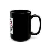 God Money Power Black Mug – Patriotic Bandana Saint Coffee Cup (11oz & 15oz)