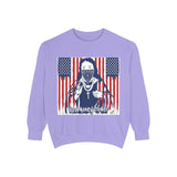 God Money Power Sweatshirt — Patriotic Bandana Graphic Crewneck
