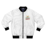 God Money Power Bomber Jacket — Faith & Hustle Graphic Jacket