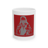 God Money Power Ceramic Mug — Religious Pop Art Coffee Cup (11oz/15oz)