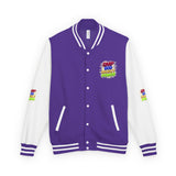 Letterman Jacket — GMP Good Money Power Colorful Splash Varsity Coat