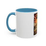 Coffee Mug - 'God Money Power' Pyramid Graphic Accent Mug (11/15oz)