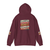 Hoodie — "Put GOD First, Hustle For The MONEY, Put Yourself In POWER" Inspirational Graphic Hoodie