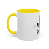 God Money Power Accent Coffee Mug – Inspirational Religious Typography Mug (11/15oz)