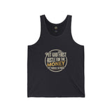Money Hustle Tank — "Put God First, Hustle For The Money" Faith & Hustle Graphic Tank Top