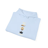 Gold Crown One Hoodie — Minimalist Royal Emblem Hooded Sweatshirt
