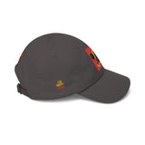 Dad Cap — Vintage Sunset Palm Embroidered Skull