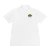 God Money Power Polo Shirt — Religious Faith & Wealth Graphic Men's Sport Polo