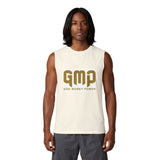 GMP (God Money Power) Muscle Tank — Gold Logo Spiritual Streetwear