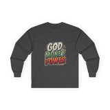 God Money Power Long Sleeve Tee