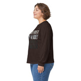 Long Sleeve Tee — "Put God First, Hustle for the Money, Put Yourself in Power" Inspirational Faith & Hustle Top